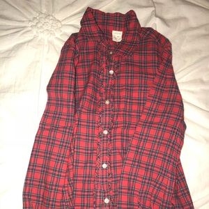 Crewcuts girls plaid shirt